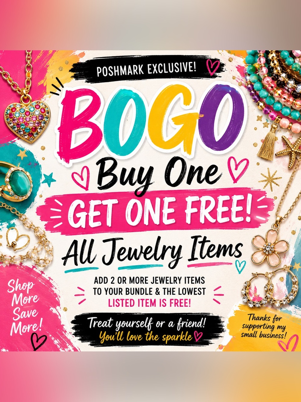 🔥🔥BOGO Jewelry Sale 🔥Buy one Get one 🔥🔥